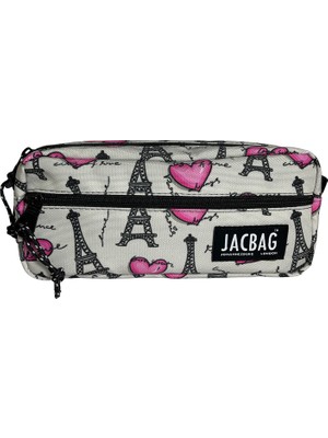 Jacbag Dual Zip-İki Fermuarlı Kalemkutusu