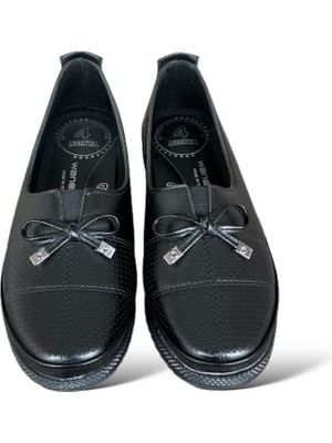 Liger Ortopedik Hafif Rahat Taban Babet Ayakkabı SİYAH