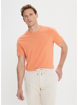 Altınyıldız Classics Turuncu Erkek T-Shirt 4A4824200060
