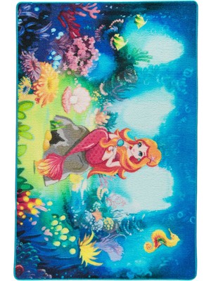 Confetti Çocuk Halısı Mermaid Bukle Mavi 100  x  150 cm