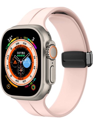 Bulut E-Ticaret Watch Ultra 49MM Uyumlu Krd-84 Uyumlu Kordon Blt Pembe