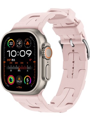 Bulut E-Ticaret Watch Ultra 49MM Krd-92 Uyumlu Kordon Blt Pembe Açık