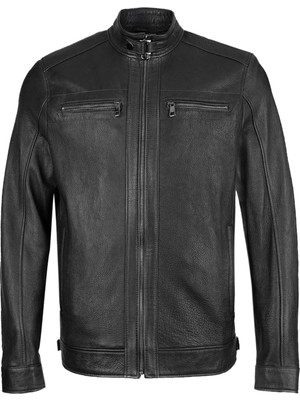 Tamer Tanca Erkek Hakiki Deri Siyah Jumbo Deri Mont 974 Tt-01 Erk Derımont Y23 Sıyah Jumbo