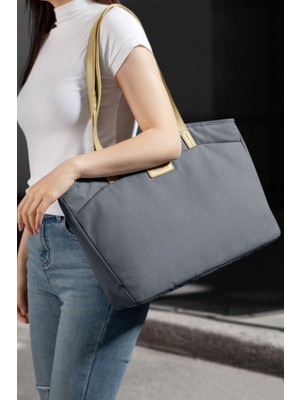 Tomtoc Versatile T23 16 INÇ/18L Mavi Tote Bag Laptop Notebook Omuz Çantası - T23L1B1