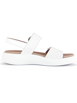 Gabor 42863 Gabor Kadın Dolgu Topuklu Deri Sandalet 3.5-7.5