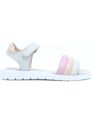 Kifidis S24V024 Kifidis-Kids Kız Çocuk Deri Sandalet 24-30