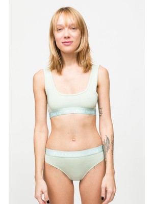 Paul Kenzie Kadın Spor Bralet - Eco Characters - Neutral