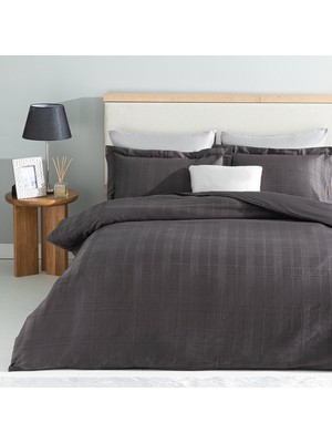 Chakra Saule Nevresim Seti 200X220 cm Antrasit