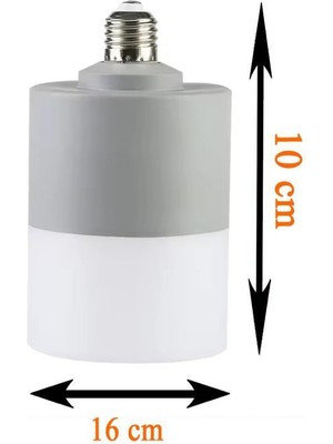 Zmr 30W Oval Torch LED Ampul 6500K Beyaz Işık Dekoratif Jumbo LED Lamba