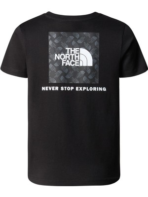 The North Face B S/s Redbox Tee (Back Box Graphıc) Genç Erkek Tişört NF0A87T5JK31