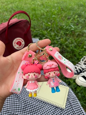 Sumicorn Design Sevimli Kızlar Kawaii Bff Arkadaş Anahtarlık ve Çanta Aksesuarı 2'li