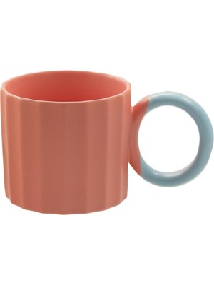 The Mia Runden Porselen Kupa Pembe 250 ml