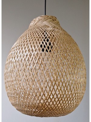 Hevsel Bülbül Yuvası Bambu AVİZE-28X36CM