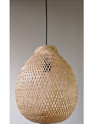 Hevsel Bülbül Yuvası Bambu AVİZE-28X36CM