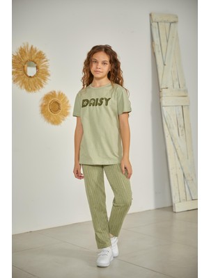 Weweus Erdem Weweus Yeşil Kız Çocuk Pijama Takımı 802