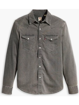 Levi's Erkek Gri Denim Kot Gömlek 85745-0148