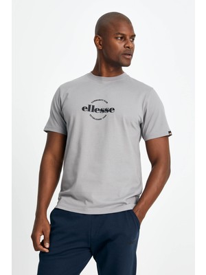 Ellesse Logolu Bisiklet Yaka  Pamuk T Shirt Erkek T Shirt EM165