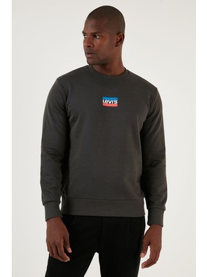 Levi's Erkek Pamuklu Regular Fit Bisiklet Yaka Sweat Erkek Sweatshirt - A2824