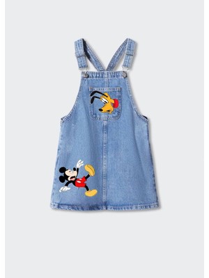 Has Kids Mickey Baskılı Denim Kız Çocuk Jile