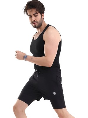 Zula Moda Erkek Taytlı Spor Şort / Men's Athlete Tıghts Shorts