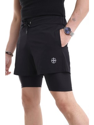 Zula Moda Erkek Taytlı Spor Şort / Men's Athlete Tıghts Shorts