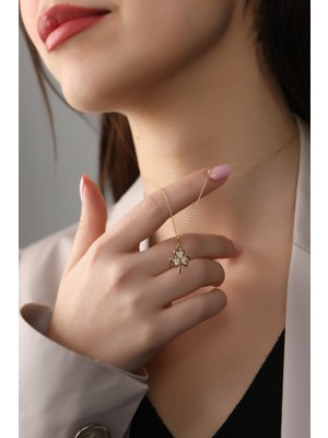 Sunshine 925 Ayar Gümüş 3 Yonca Kolye