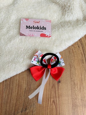 Melo Kids 23 Nisan Çocuklar 2 Adet Lastikli Saç Tokası