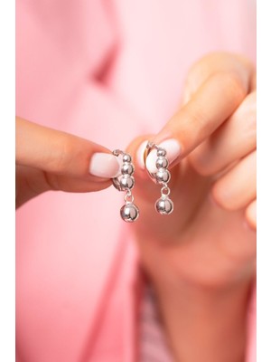 Sunshine 925 Ayar Top Tasarım Küpe SKU5037