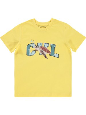 Civil Boys Erkek Çocuk Tişört 10-13 Yaş Sarı