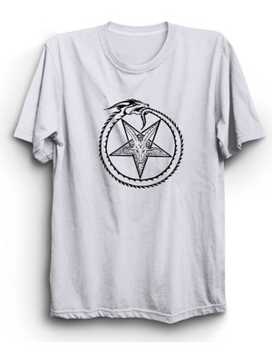 The Fame Pentagram, Circle, Snake, Ouroboros Tişört
