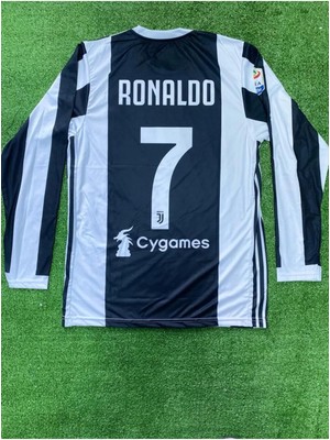 Bite Nose Juventus Uzun Kollu Cr7 Ronaldo Halı Saha Forması