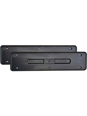 Drs Tuning Hummer Tipi Abs Plastik Oto Plakalık Parlak Siyah 1 Takım 2 Adet