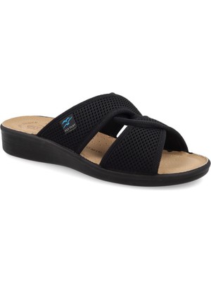 Fly Flot Kadın Terlik 83 G93 Fe Fly Flot Cloth Woman Slıpper Black