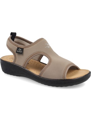 Fly Flot Kadın Sandalet 55 E71 Lb  Fly Flot Cloth Woman Sandal Taupe