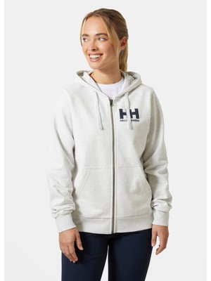 Helly Hansen W Hh Logo Full Zıp 2.0 Kapişonlu Sweatshırt