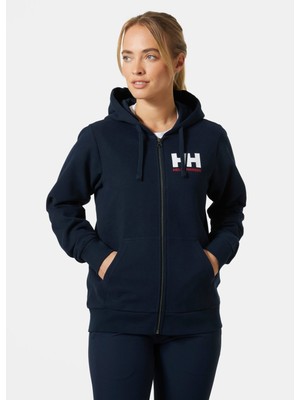 Helly Hansen W Hh Logo Full Zıp 2.0 Kapişonlu Sweatshırt