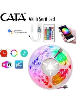 Cata CT-4030 Rgb Akıllı Şerit LED Wifi Kontrollü