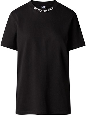 The North Face W S/s Zumu Relaxed Tee Kadın Günlük Tişört NF0A87DJJK31 Siyah