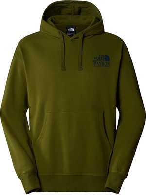 The North Face M Nature Hoodie Erkek Günlük Sweatshirt NF0A87DVPIB1 Yeşil