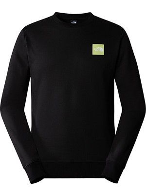 The North Face M SS24 Coordinates Crew Erkek Günlük Sweatshirt NF0A87EBJK31 Siyah