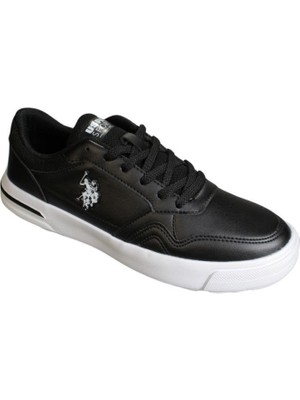 U.S. Polo Assn. Erkek Beyaz Siyah Sneaker Spor Ayakkabı