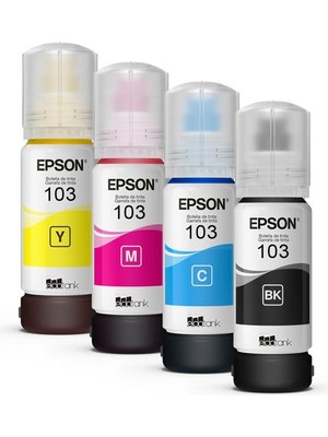 Ofisomi Epson 103 Orjinal 4 Renk Mürekkep Seti