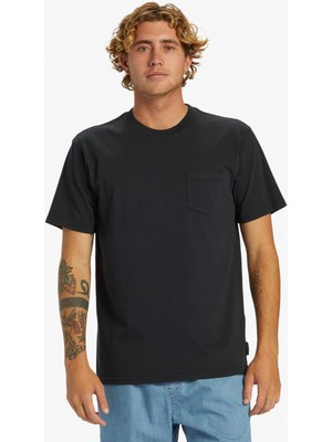 Quiksilver Salt Water Pkt Swp Erkek Siyah Tişört