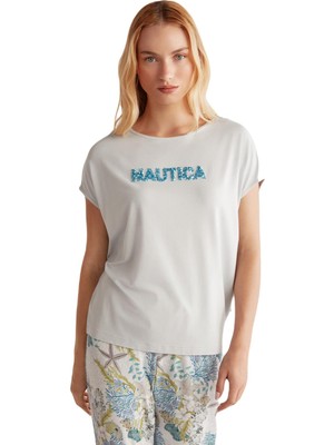 Nautica Kadın Gri Pijama Takım 712