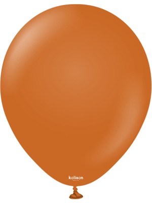 Eğlence Marketi 18 Inç 45 cm Retro Balon 1 Adet Yanık Turuncu