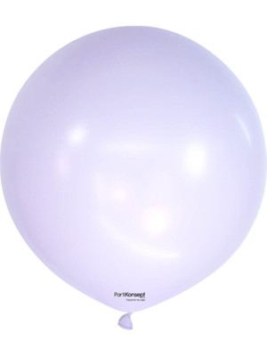 Eğlence Marketi 24 Inç 60 cm Makaron Jumbo Balon Makaron Lila 1 Adet