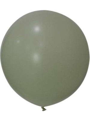 Eğlence Marketi 24 Inç 60 cm Pastel Jumbo Balon Küf Yeşili 1 Adet
