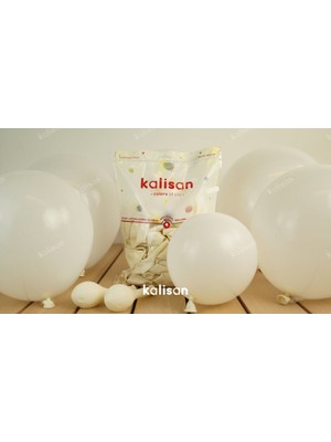 Eğlence Marketi 10 Adet Dekor Balonu Beyaz