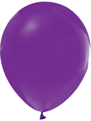 Eğlence Marketi 5 Inç Küçük Boy Pastel Balon Lila 100 Adet