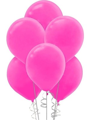 Eğlence Marketi 12 Inç Standart Boy Pastel Balon Pembe 100 Adet